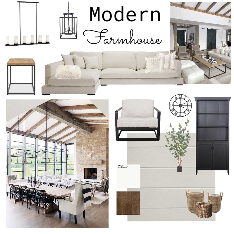 Modern Farmhouse Mood Board by Shenae on Style Sourcebook