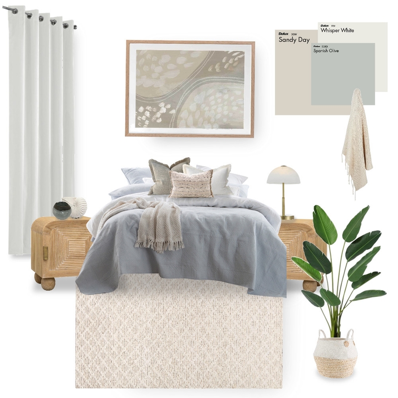 Coastal Home Staged Bedroom Mood Board by J.hallidayStudio on Style Sourcebook