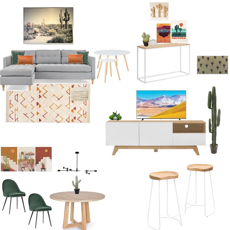 Living Space Mood Board by alexanasson on Style Sourcebook