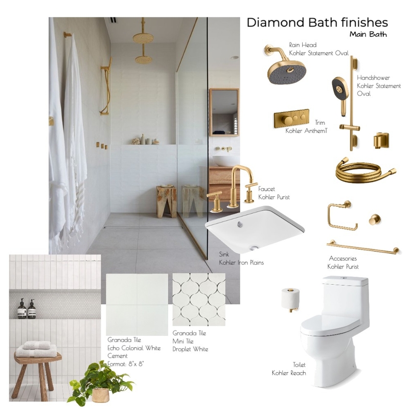 4E Senderos Diamond Purist Mood Board by Noelia Sanchez on Style Sourcebook