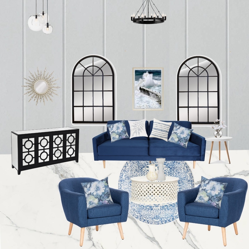 Blue Living Room Mood Board by Angel  Ma on Style Sourcebook