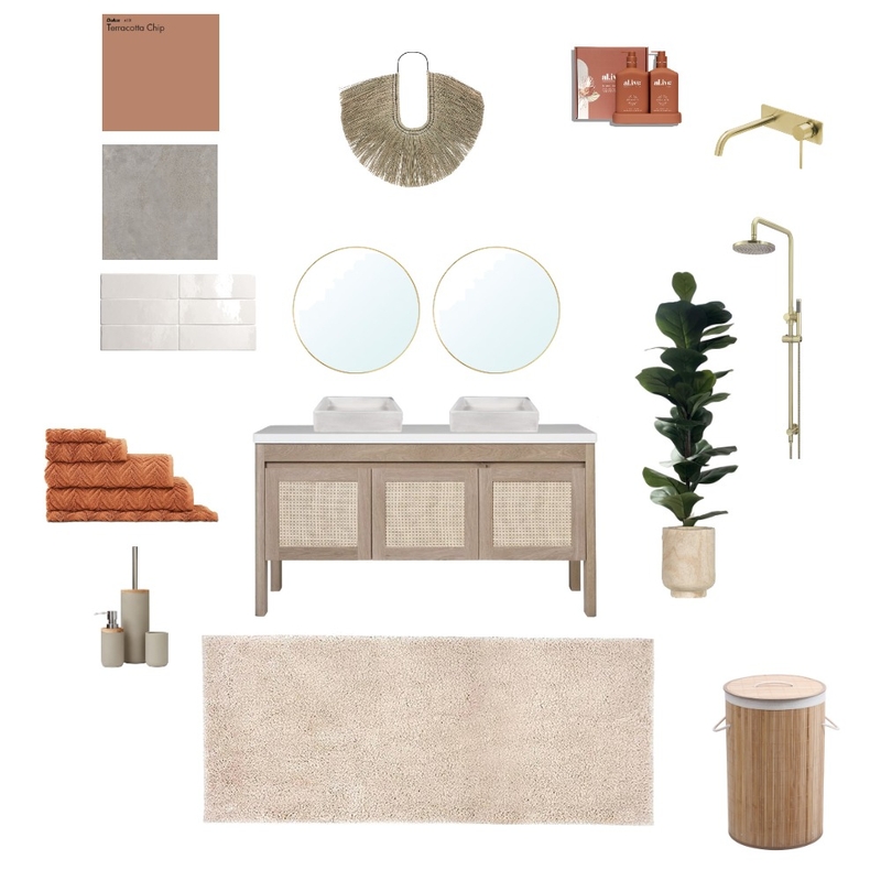 earthy bathroom Mood Board by Suite.Minded on Style Sourcebook