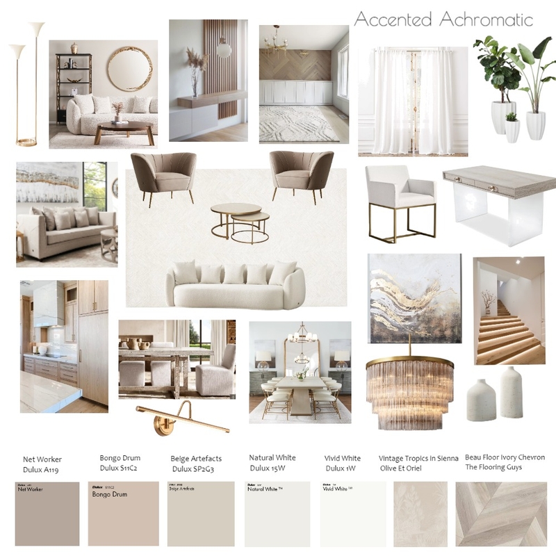 Neutral Colour Scheme Mood Board by gracemercy on Style Sourcebook