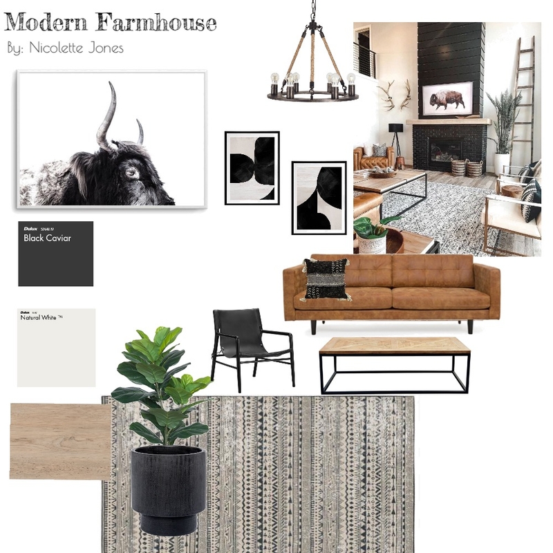 Contemporary Farmhouse Mood Board by NicoletteBJones on Style Sourcebook