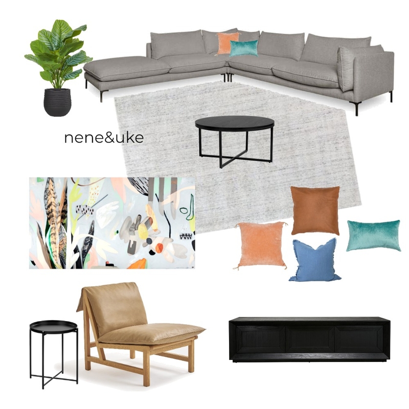 Tony & Ange Lounge room Mood Board by nene&uke on Style Sourcebook