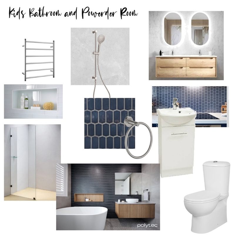 Kids Bathroom and Powder Room Mood Board by KateLT on Style Sourcebook