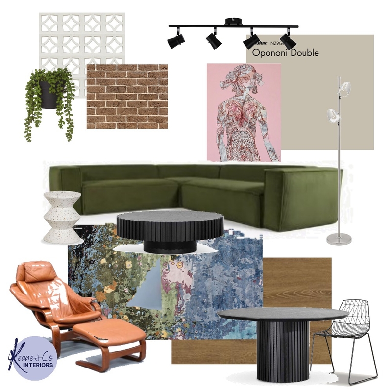 mid Century beauty Mood Board by Keane and Co Interiors on Style Sourcebook