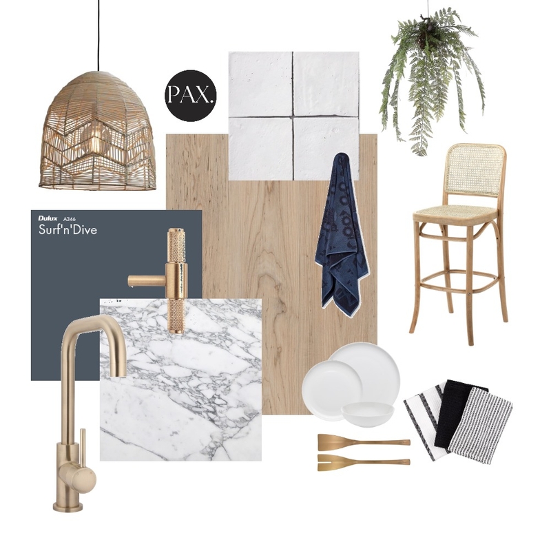 Kitchen Flat Lay Mood Board by PAX Interior Design on Style Sourcebook