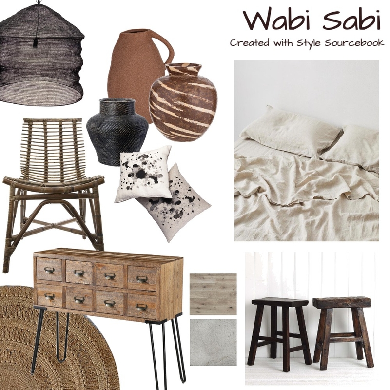 Wabi Sabi Mood Board by Jefsie Khushu on Style Sourcebook