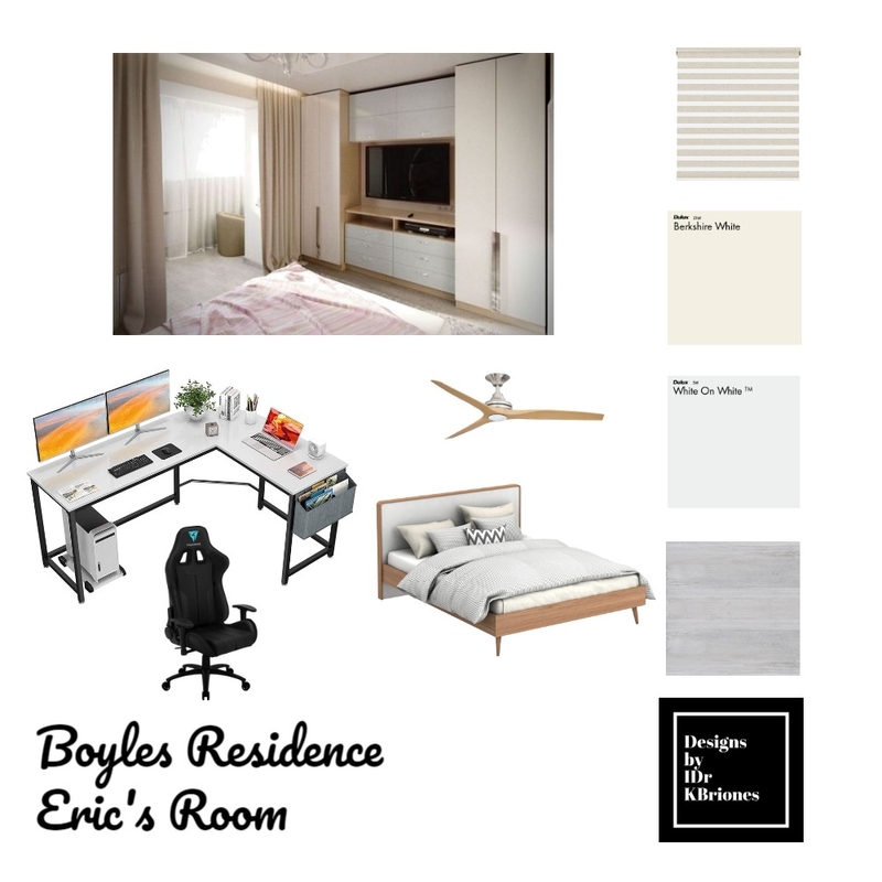 Boyles Residence - Eric's Room Mood Board by KB Design Studio on Style Sourcebook