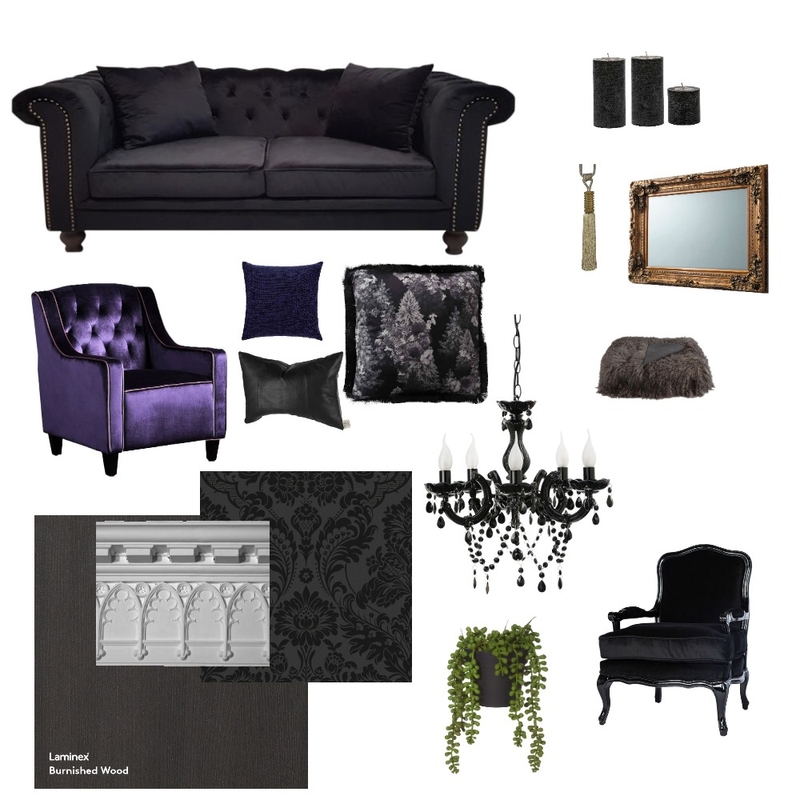 Gothic Mood Board by Elishia on Style Sourcebook