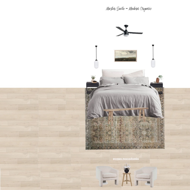 Master Suite - Modern Organic (Layla - Baxter - Boucle Chair) Mood Board by Casa Macadamia on Style Sourcebook