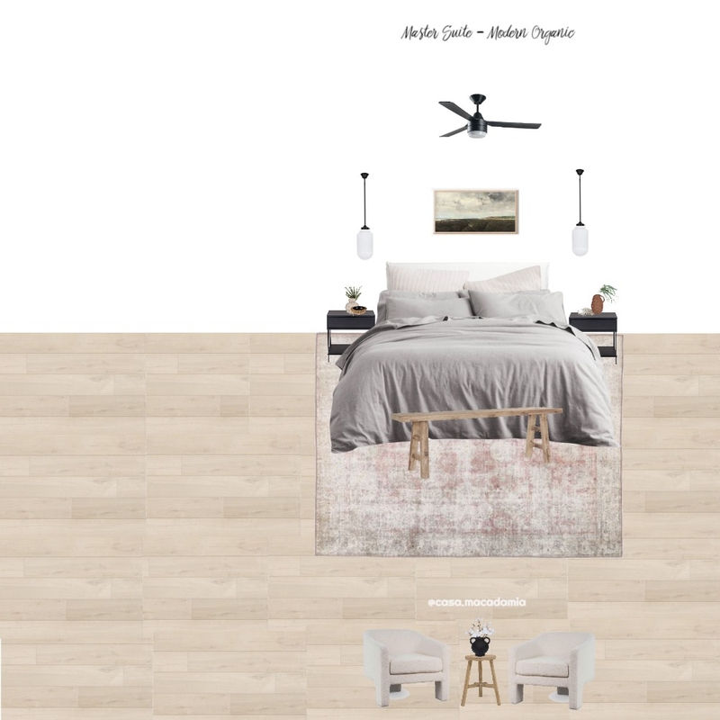 Master Suite - Modern Organic (Adala - Baxter - Boucle Chair) Mood Board by Casa Macadamia on Style Sourcebook