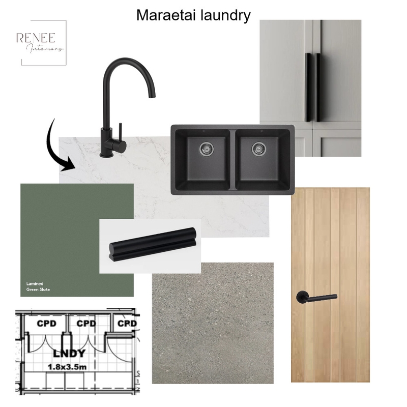 Maraetai laundry Mood Board by Renee Interiors on Style Sourcebook