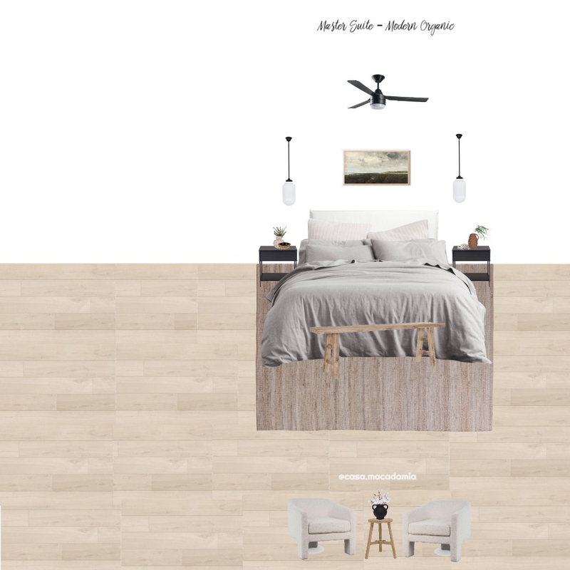 Master Suite - Modern Organic ( - Baxter - Boucle Chair) Mood Board by Casa Macadamia on Style Sourcebook