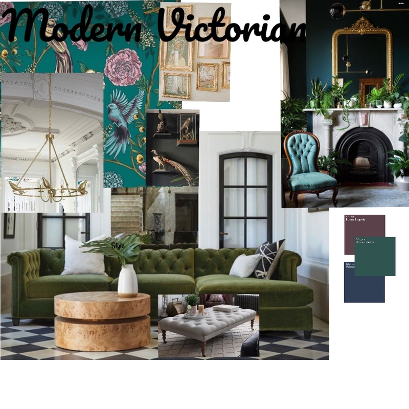 Modern Victorian Mood Board by Penny peach on Style Sourcebook