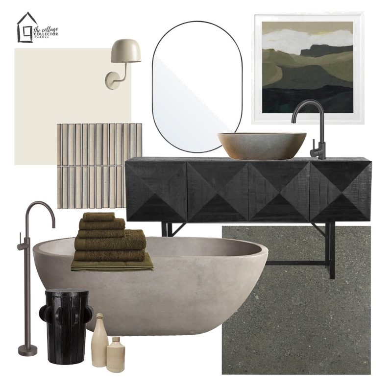 Sydney Bathroom Renovation Mood Board by The Cottage Collector on Style Sourcebook