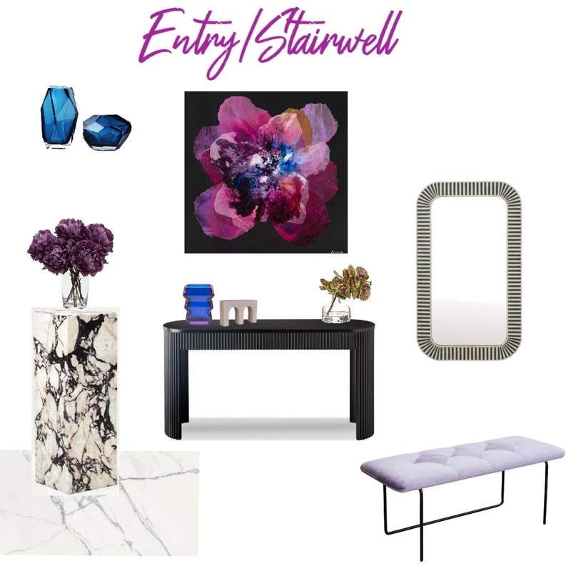 Entry/Stairwell Mood Board by Andi on Style Sourcebook