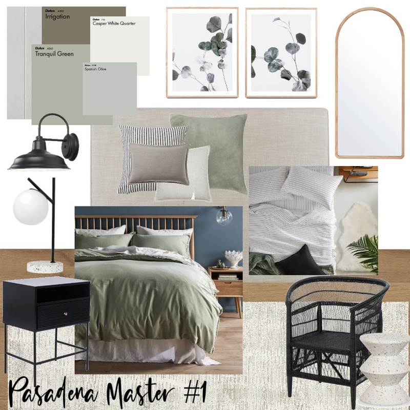 Pasadena Master Bed #1 Mood Board by The Property Stylists & Co on Style Sourcebook