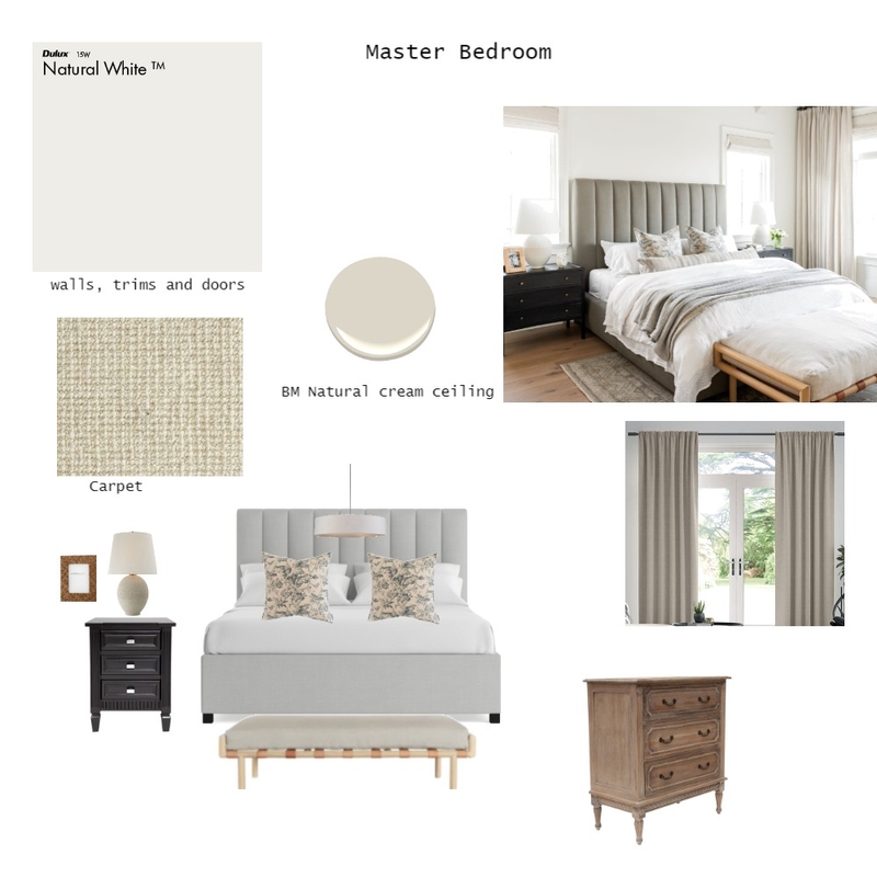 Master Bedroom Mood Board by Creative Solutions on Style Sourcebook