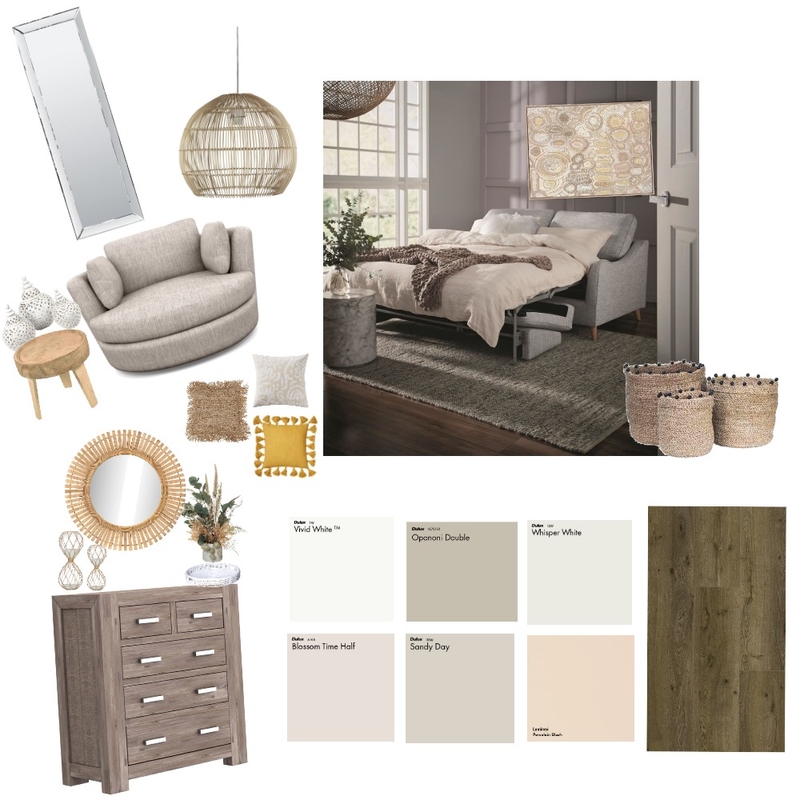 MODERN FARMHOUSE GUEST ROOM Mood Board by ndesigns on Style Sourcebook