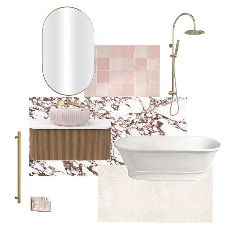 Sonter Main Bathroom Mood Board by KH Designed on Style Sourcebook