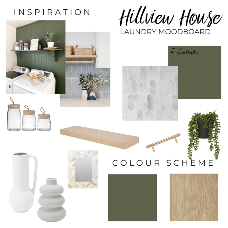 Hillview Moodboard - Laundry Mood Board by Danielle on Style Sourcebook