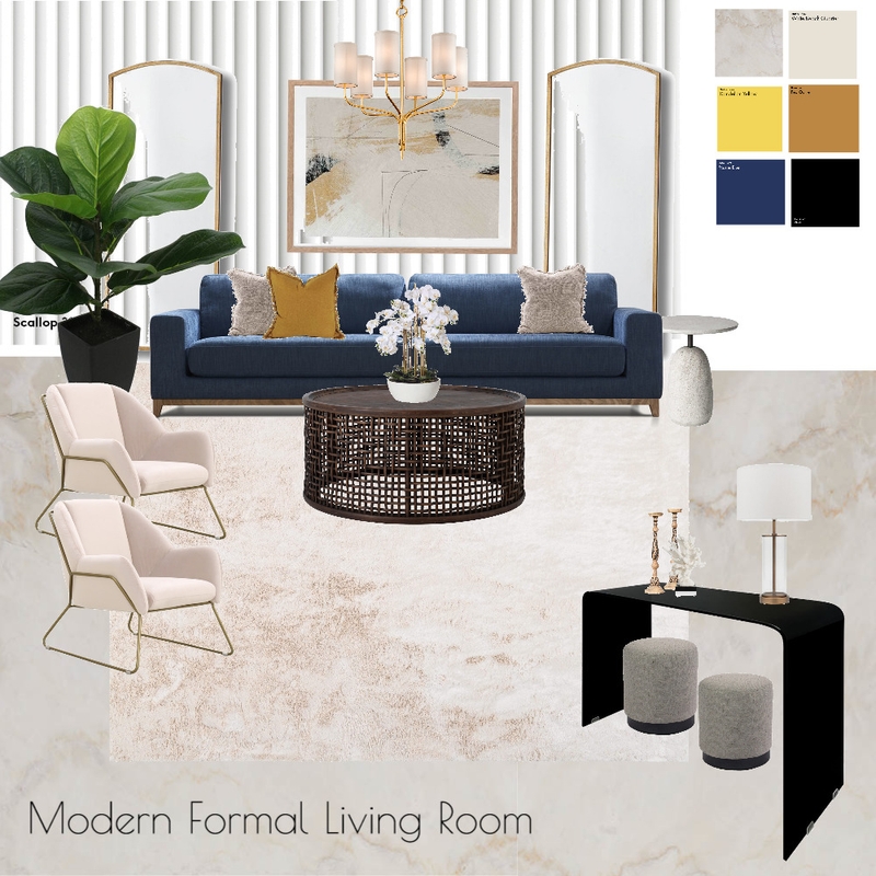 Modern Formal Living Room Mood Board by celeste on Style Sourcebook