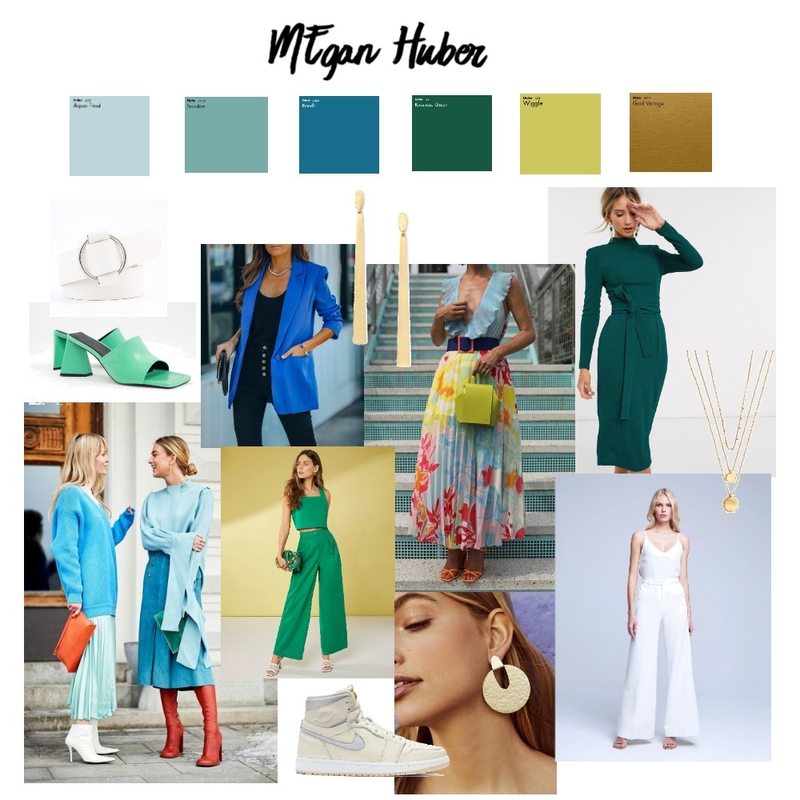 Megan Huber Personal Style + Branding Mood Board by Lauren Thompson on Style Sourcebook