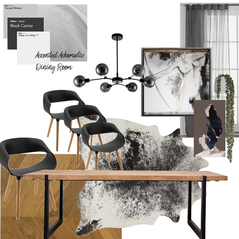 Dining Accented achromatic Mood Board by MatchDS on Style Sourcebook