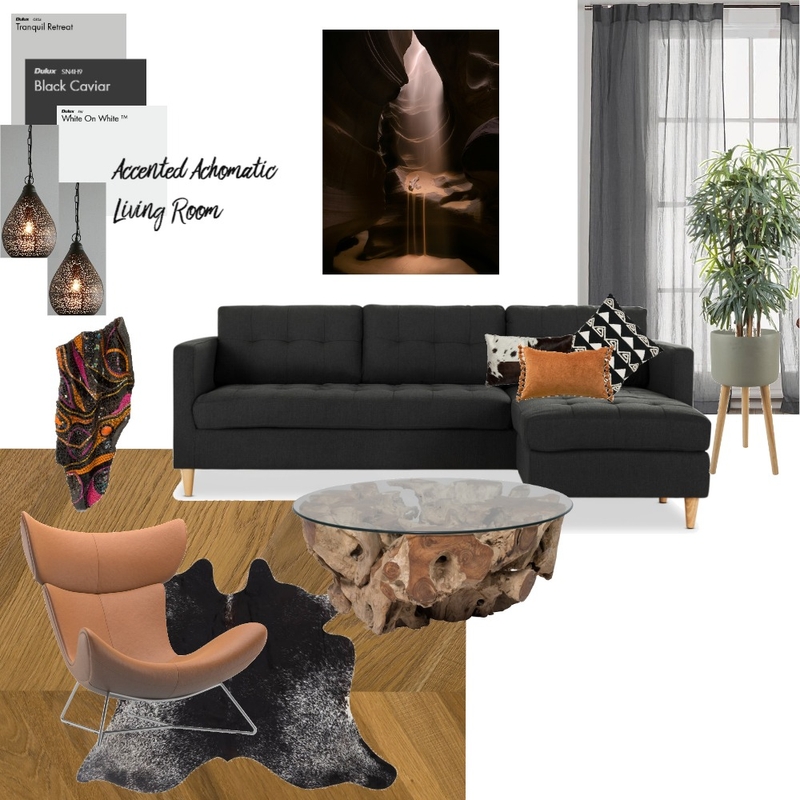 Living Accented achromatic Mood Board by MatchDS on Style Sourcebook