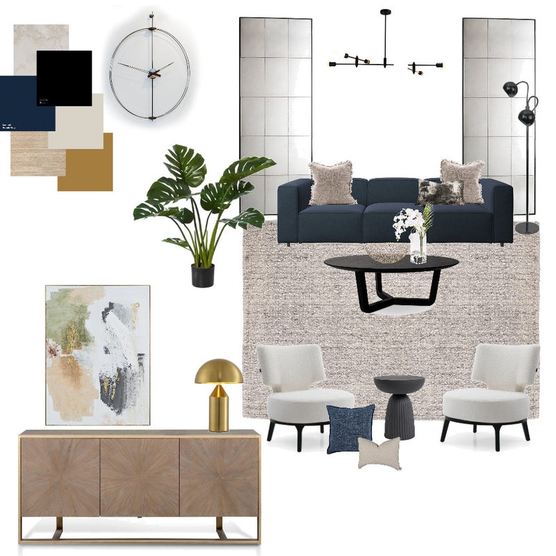 Minimalist Formal Living Room Mood Board by celeste on Style Sourcebook