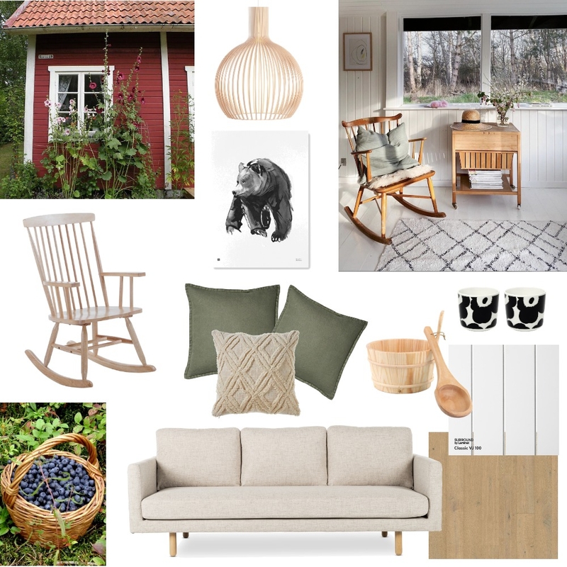 Summer Cottage Mood Board by Fabienne Interiors on Style Sourcebook