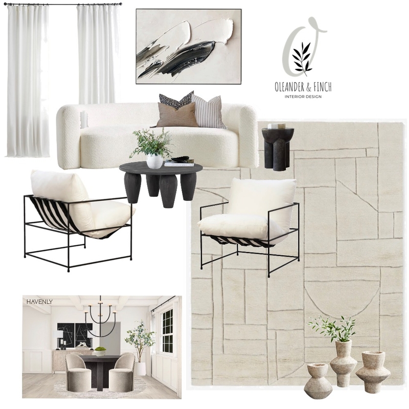 Jenn Mood Board by Oleander & Finch Interiors on Style Sourcebook