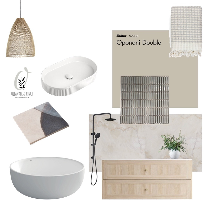 Bathroonyr Mood Board by Oleander & Finch Interiors on Style Sourcebook