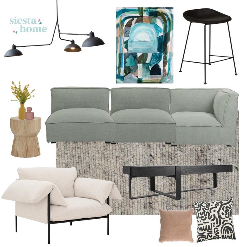 Relaxed Living Mood Board by Siesta Home on Style Sourcebook