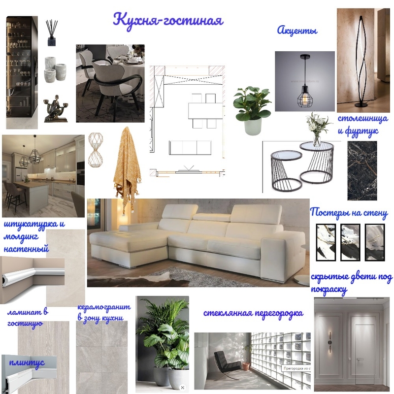 кухня- гостиная 3 Mood Board by Aleks86 on Style Sourcebook