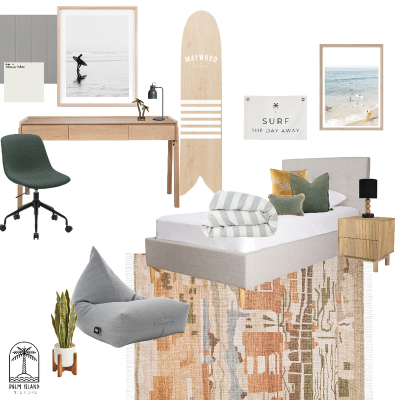 Boys Bedroom Mood Board by Palm Island Interiors on Style Sourcebook