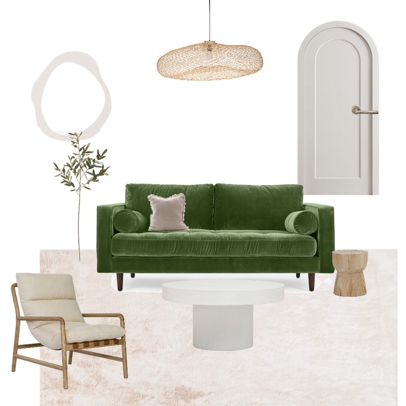 Green x White Mood Board by Fleur Design on Style Sourcebook