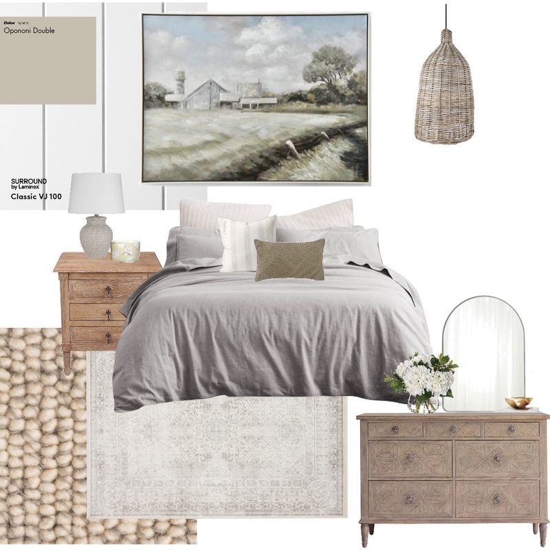 Country bedroom Mood Board by Sarah Harrington-Smith on Style Sourcebook