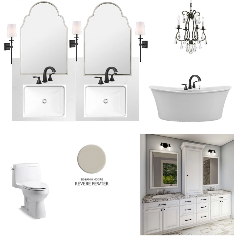 Morales Master Bath Mood Board by Payton on Style Sourcebook