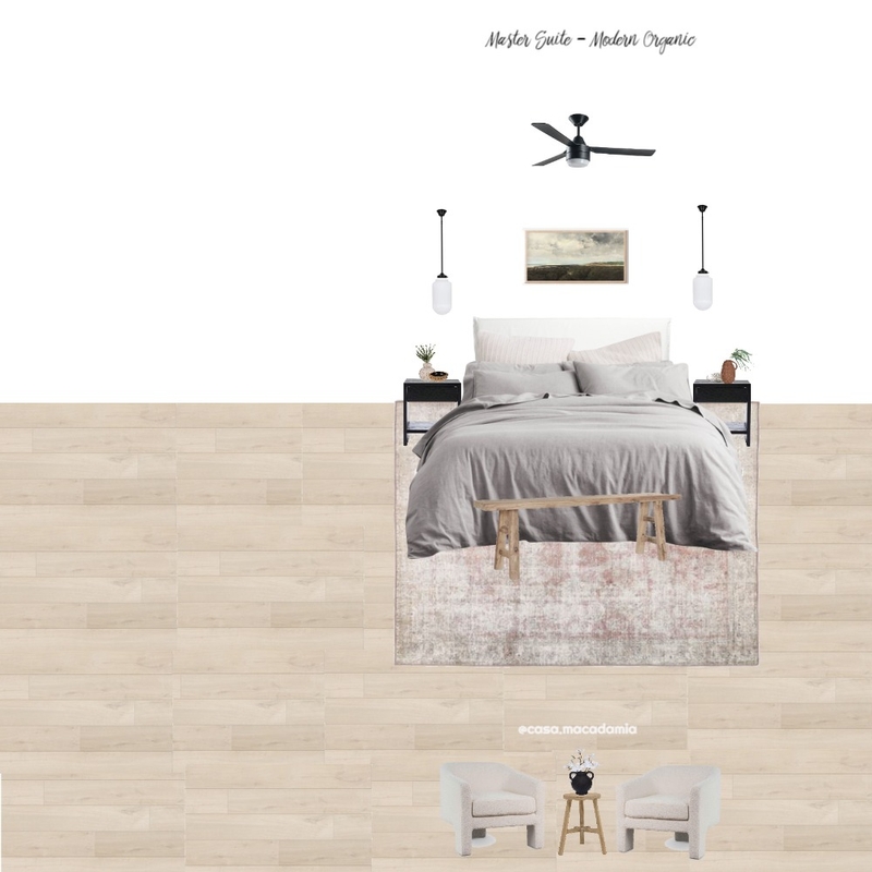 Master Suite - Modern Organic (Adala - Franco AdairsxMT - Boucle Chair) Mood Board by Casa Macadamia on Style Sourcebook