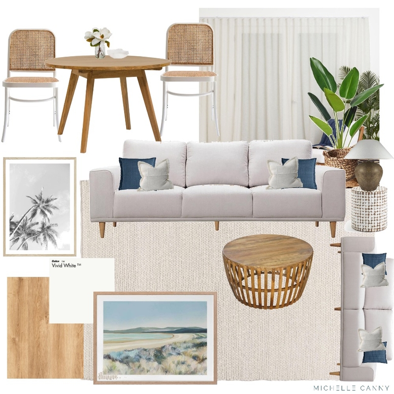 Draft Living Area Mood Board - Barbara Hill Mood Board by Michelle Canny Interiors on Style Sourcebook