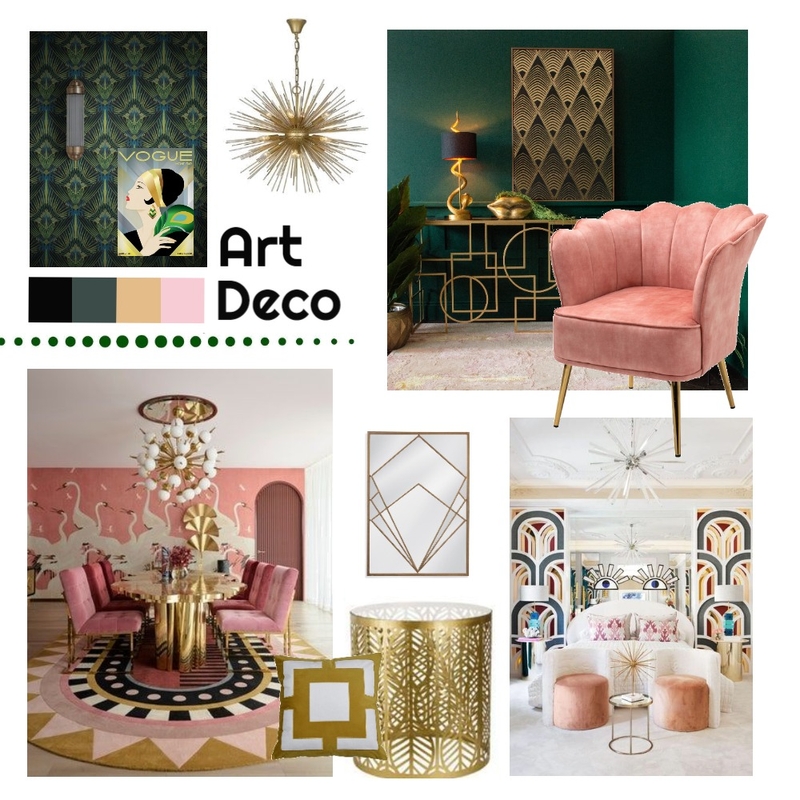 Art Deco Moodboard2 Mood Board by KyraLindelauf on Style Sourcebook