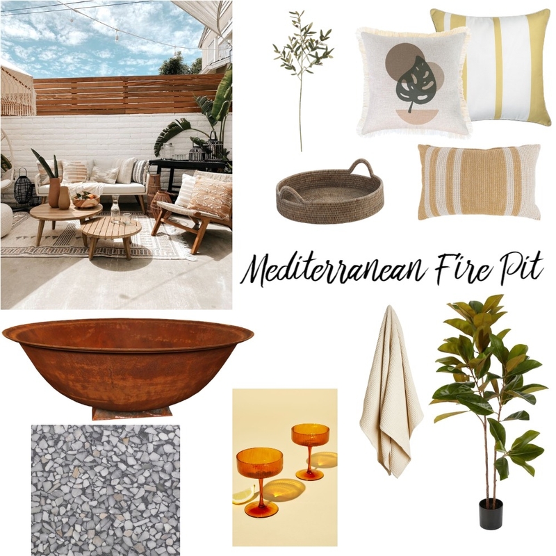 Mediterranean fire pit Mood Board by ashlee.berryman on Style Sourcebook
