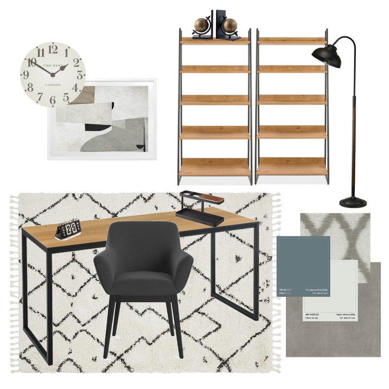 Study Mood Board by Connect & Create Design on Style Sourcebook