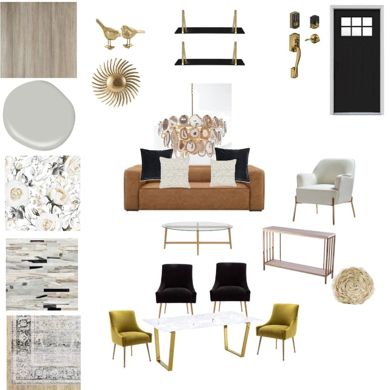 Iesha's updated living room/ Dining Room Mood Board by BriannaStarr on Style Sourcebook