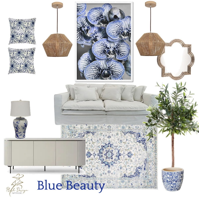 Blue Beauty Mood Board by Plush Design Interiors on Style Sourcebook