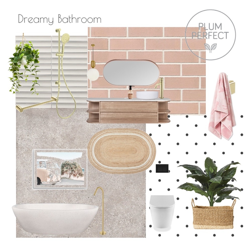 Dreamy Bathroom Mood Board by plumperfectinteriors on Style Sourcebook