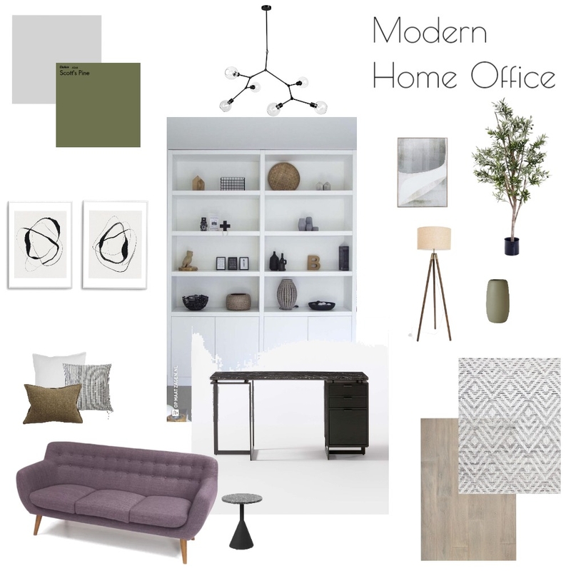 Home Office Project Mood Board by Miranda Nacarelli on Style Sourcebook